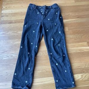 Pacsun Jeans with cute daisies